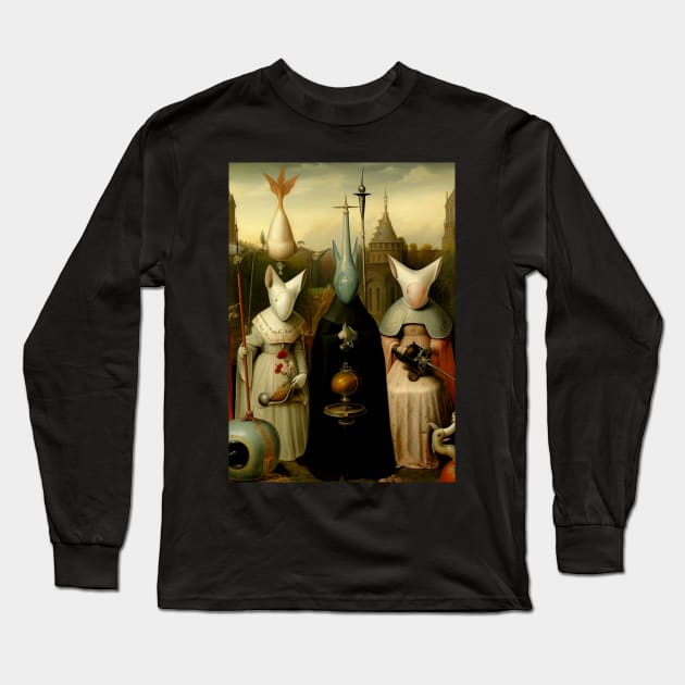 Bosch In Wonderland 03 Long Sleeve T-Shirt by BarrySullivan